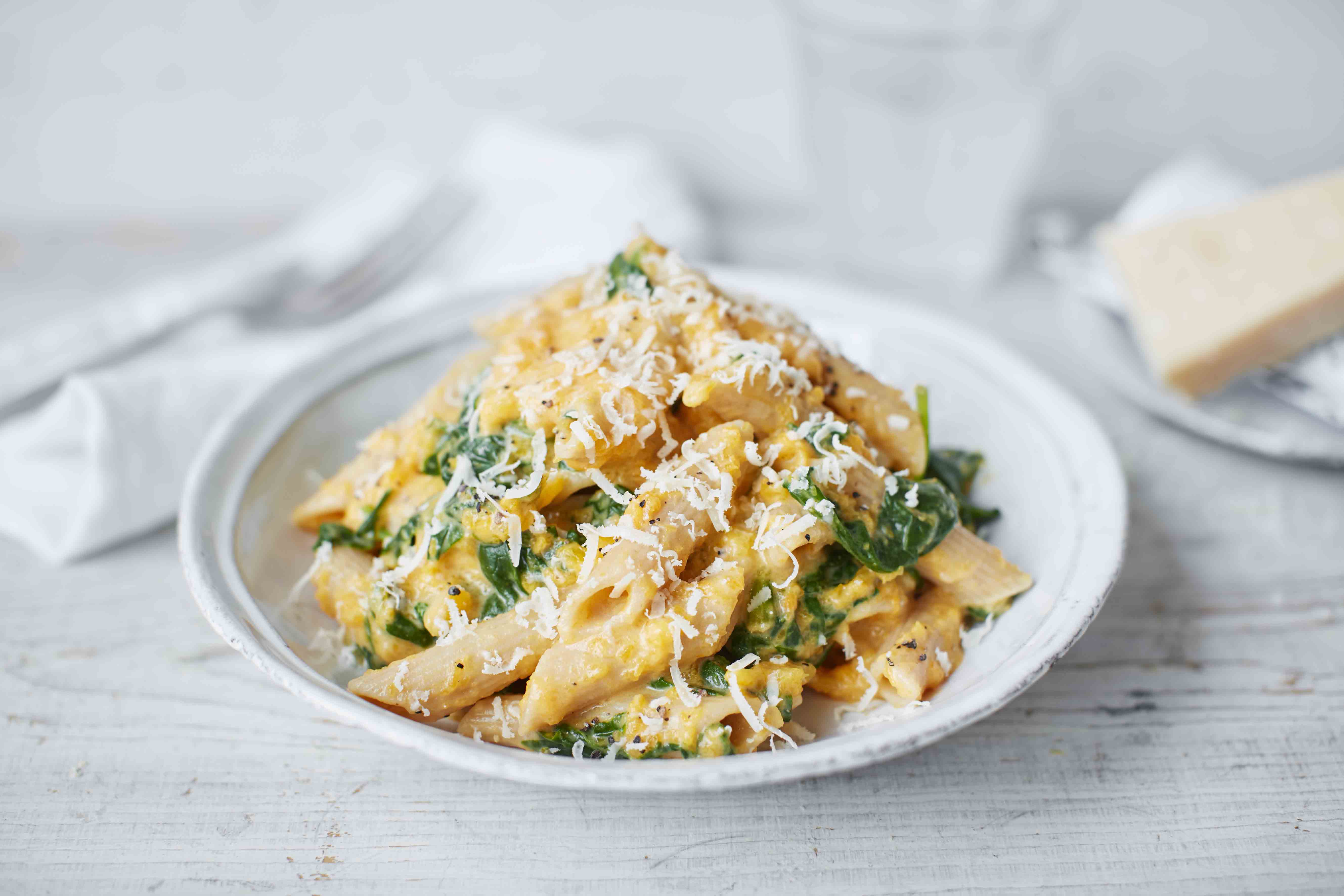 Thursday: Pasta with butternut squash and crème fraîche