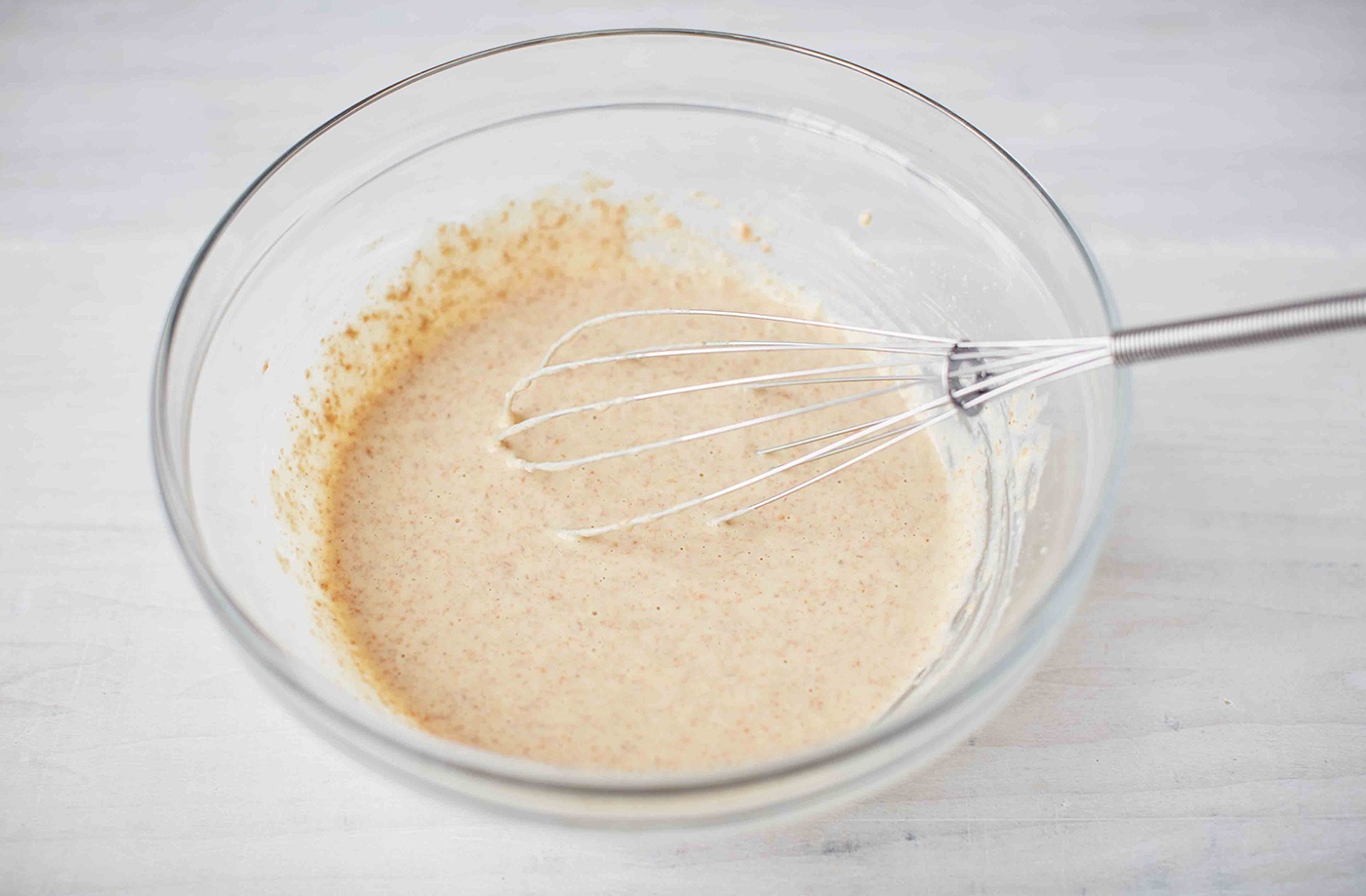 Whisk the batter