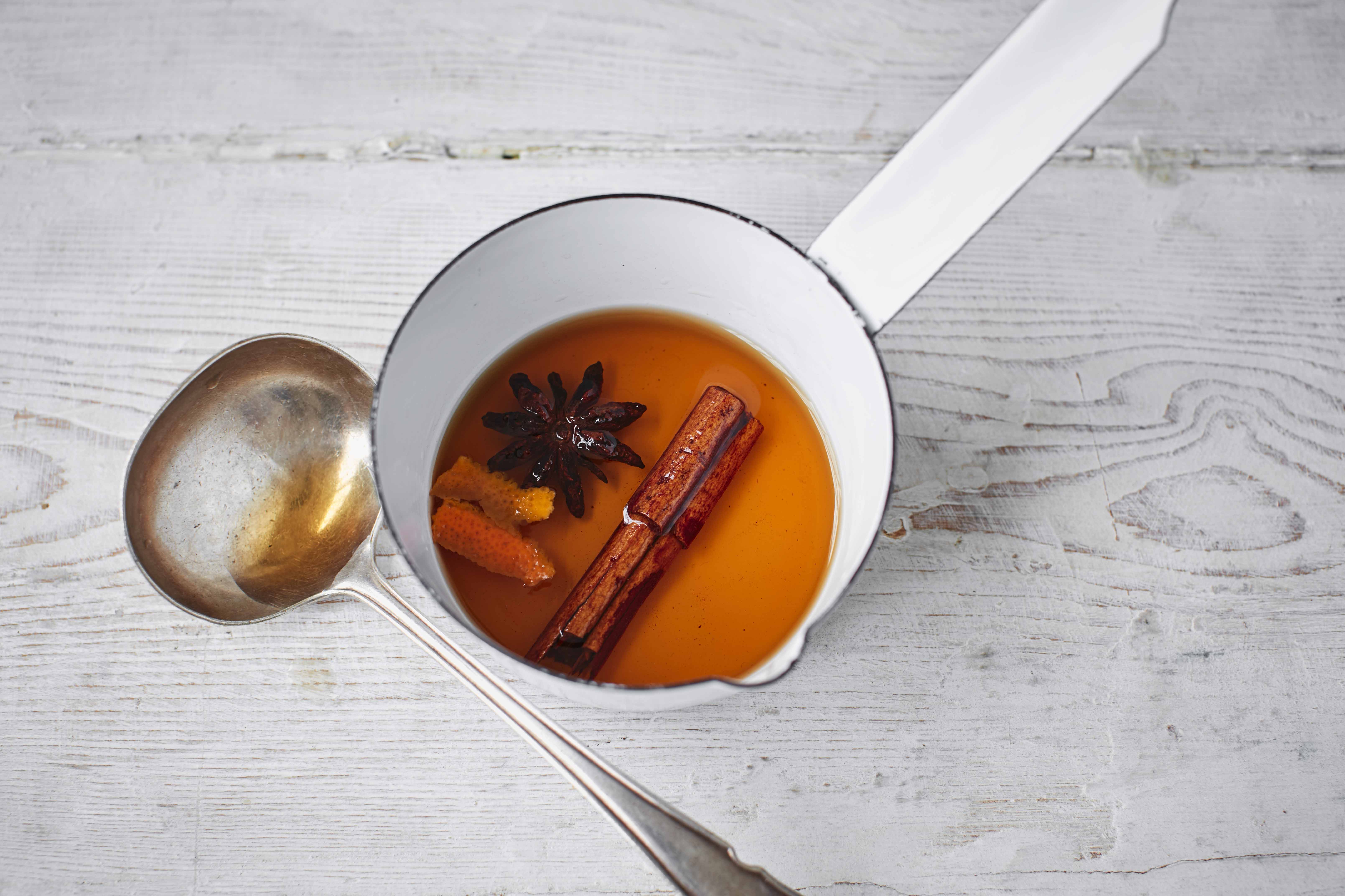 Infuse the brandy