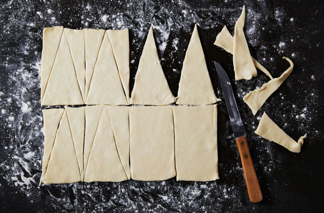 Cut the pastry