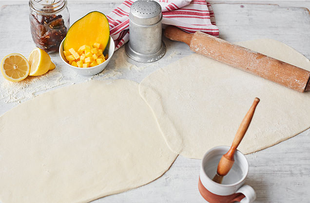 Attach the dough