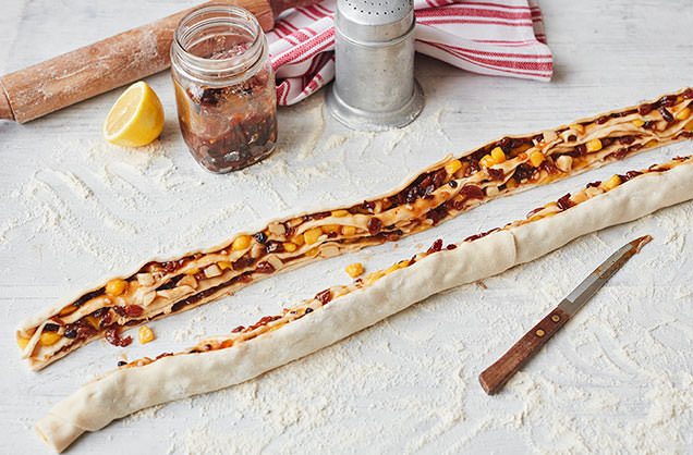 Cut the dough