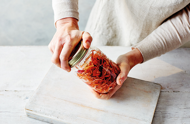 Unscrew the jar