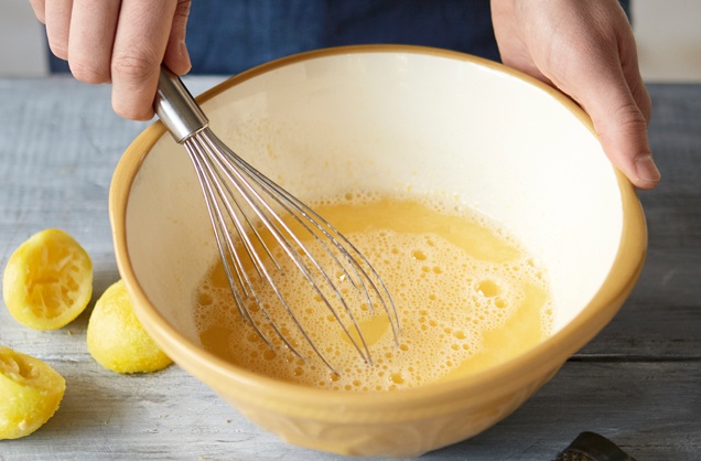 Whisk the filling
