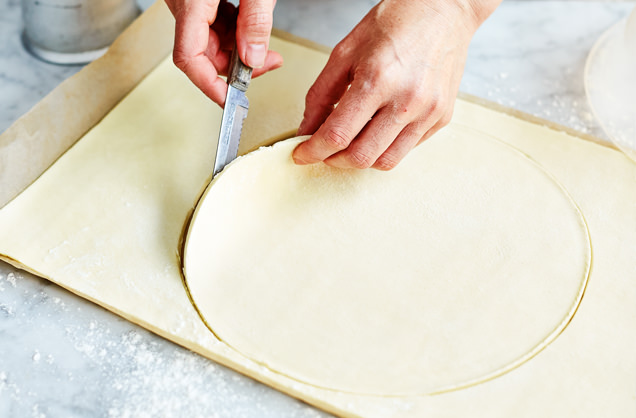 Unroll the pastry
