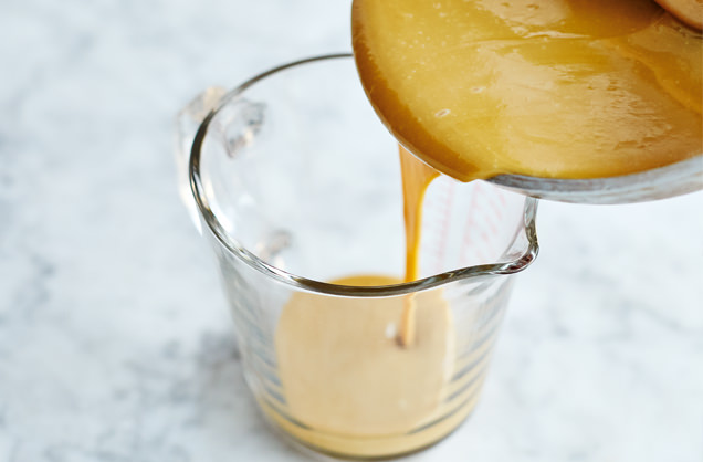 Make the toffee sauce